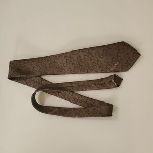 NEW Oscar De La Renta polyester/silk necklace tie